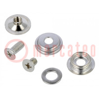 Universal press stud; ESD; Application: designed for ESD mats