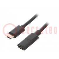 USB-USB; USB C tomacorriente,USB C enchufe; 0,3m