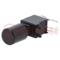 Switch: push-button; Pos: 2; SPST-NO x2; 3A/30VDC; OFF-ON; THT
