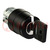Switch: rotary with key; 22mm; black; none; IP66; prominent; Ø22mm