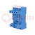 Socket; PIN: 8; 12A; 250VAC; 096.71; for DIN rail mounting