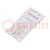 Holder; white; for flat cable,OMYp 2x0,5; 25pcs; with a nail