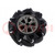 Right wheel; black; screw; Ø: 97mm; Plating: rubber; W: 44.9mm; 1pcs.