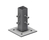 Modellbeispiel: Adapterplatte für Beton-Aufstellvorrichtung (Art. 3f120-1)