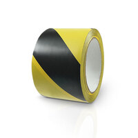 ROCOL Bodenmarkierungsband EASY TAPE, selbstklebendes PVC-Band, Größe B x L 5,0 cm x 33,0 m Version: 06 - gelb/schwarz