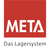 LOGO zu META Steck-Grundregal 2000 x 750 x 300 mm 4 Fachböden 100 kg