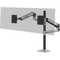 Ergotron Tischhalter LX 2-Monitore-40"-18kg -ALU-