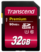 Transcend 32GB SDHC Class 10 UHS-I NAND
