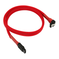 Nanoxia 900300030 cable de SATA 0,3 m SATA 7-pin Rojo
