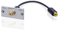 OEHLBACH 8816 Composite-Video-Kabel RCA Schwarz, Silber