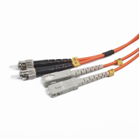 Gembird ST/SC OM2 5m fibre optic cable Black, Grey, Orange