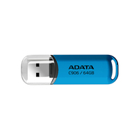 ADATA AC906-64G-RWB pamięć USB 64 GB USB Typu-A 2.0 Niebieski, Przezroczysty