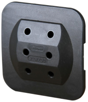Kopp 174905008 adaptador de enchufe eléctrico Tipo C (Europlug) Negro