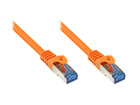 Alcasa Cat6a 0.5m netwerkkabel Oranje 0,5 m S/FTP (S-STP)
