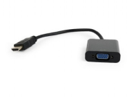 Gembird A-HDMI-VGA-04 video kabel adapter 0,15 m VGA (D-Sub) HDMI Type A (Standaard) Zwart