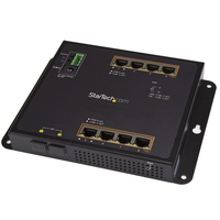 StarTech.com Industrial 8 Port Gigabit PoE+ Switch met 2 SFP MSA Slots - 30W - Robuuste GbE L2 Managed Switch - Rugged High Power Gigabit Ethernet Netwerk Switch IP-30/-40C tot ...