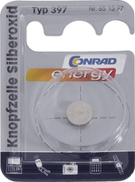 Conrad 651397 huishoudelijke batterij Wegwerpbatterij SR59 Zilver-oxide (S)
