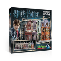 Wrebbit 3D Harry Potter Diagon Alley 450 pcs Puzle 3D 450 pieza(s) Televisión/películas
