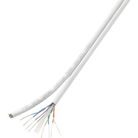 Conrad 1567360 kabel sieciowy Biały 100 m Cat6 F/UTP (FTP)