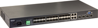 Barox RY-LGSO25-28 hálózati kapcsoló Vezérelt L2/L3 Gigabit Ethernet (10/100/1000) 1U Fekete