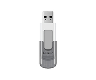 Lexar JumpDrive V100 USB flash meghajtó 64 GB USB A típus 3.2 Gen 1 (3.1 Gen 1) Szürke, Fehér
