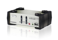 ATEN Switch KVMP™ VGA/Audio PS/2-USB de 2 puertos con OSD