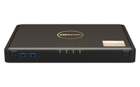 QNAP TBS-464 NAS Asztali Ethernet/LAN csatlakozás Fekete N5105
