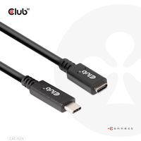 CLUB3D USB C GEN1 EXT CABLE 5GBPS 4K60HZ M/F 1M câble USB 2 x USB C