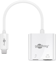 Goobay USB-C Adapter HDMI 4k 60Hz, PD, weiß
