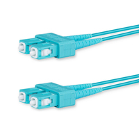 Lanview LVO231302 InfiniBand/fibre optic cable 2 M 2x SC OM3 Türkizkék