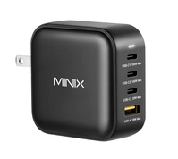 MINIX NEO-P3 Ladegerät für Mobilgeräte Smartwatch, Tablet Schwarz AC Drinnen