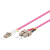 Goobay LC-SC OM4 Glasvezel kabel 3 m Roze