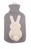 Sänger Wärmflasche mit Strickbezug aus Baumwolle "Bommel"