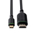 Microconnect MC-USBCDP2 Videokabel-Adapter 2 m USB Typ-C DisplayPort Schwarz