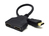 Gembird DSP-2PH4-04 HDMI kábel HDMI A-típus (Standard) 2 x HDMI Type A (Standard) Fekete