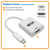 Tripp Lite U444-06N-HD4K6W USB-C to HDMI Adapter (M/F) - 4K 60 Hz, HDCP 2.2, White