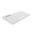 Logitech Pebble Keys 2 K380s Tastatur RF Wireless + Bluetooth AZERTY Französisch Weiß