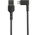 StarTech.com 1m strapazierfähiges schwarzes USB auf Lightning-Kabel - 90° rechtwinkliges USB Lightning Ladekabel mit Aramidfaser - Synchronisationskabel - Apple MFi-zertifiziert...