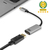 ACT AC7030 adaptador de cable de vídeo 0,15 m USB Tipo C DisplayPort Gris