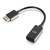 C2G 8in DisplayPort™ mannelijk naar HDMI® vrouwelijk passieve adapterconverter - 4K 30Hz