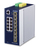 PLANET IP30 Industrial L3 8-Port Vezérelt Gigabit Ethernet (10/100/1000) Kék, Fehér