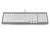 BakkerElkhuizen UltraBoard 960 clavier USB QWERTY Anglais américain Gris clair, Blanc
