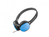 uGo USL-1221 słuchawki/zestaw słuchawkowy Przewodowa Opaska na głowę Biuro/centrum telefoniczne Czarny, Niebieski