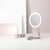 BaByliss LED Beauty Mirror Make-up-Spiegel Freistehend Rund Pink