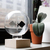 Kikkerland ST85 statue et figurine décorative Métallique, Transparent, Bois