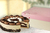 Papstar 85806 Kuchenbehälter Quadratisch Karton Pink, Weiß