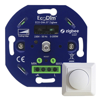 EcoDim ECO-DIM.07 LED Dimmer Zigbee Pro push/turn 0-200W