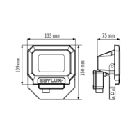 ESYLUX OFL SUN LED 10W 5K W OFL SUN LED 10W 5K WIT