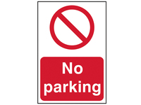 No Parking - PVC Sign 200 x 300mm