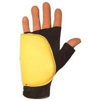 Anti-Impact Double Padded Fingerless Gloves - Size L